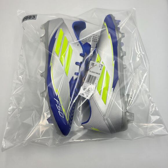 Adidas F50 League FG MG Men\'s Size 10.5 Soccer Cleats IG0918 Messi 1 Silver New main image 11